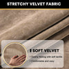Stretch Velvet Sofa Seat Cushion Cover