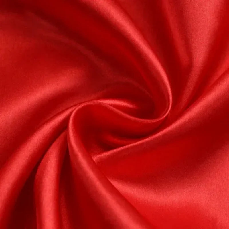 Premium Solid Satin Fabric by the Meter