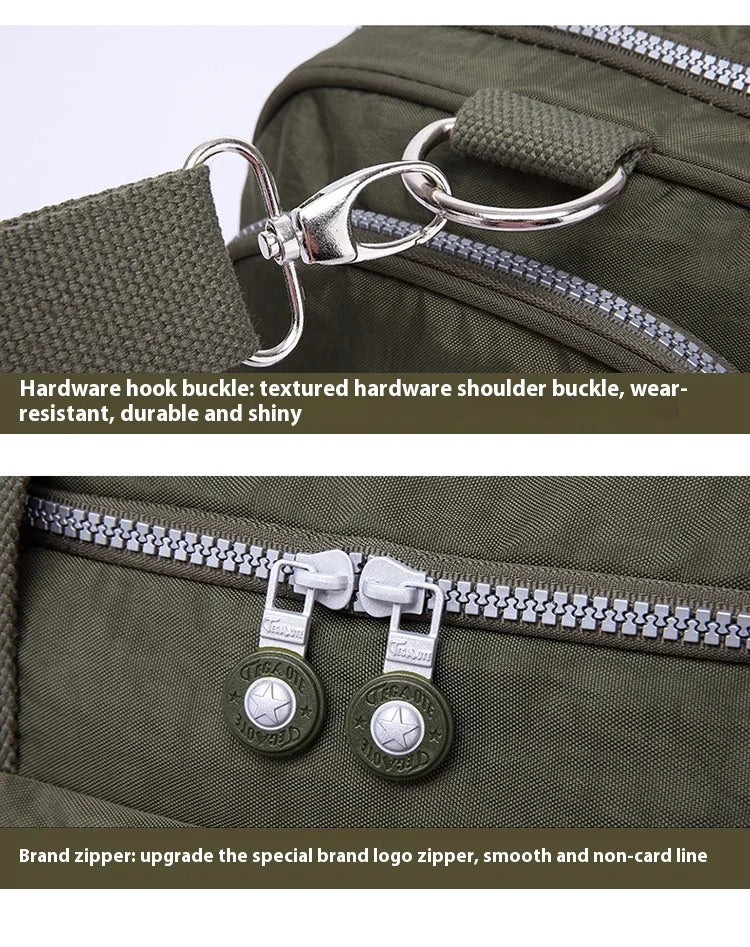 Lightweight Nylon Travel Duffle Bag for Women