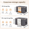 Foldable Storage Bags with Clear Window