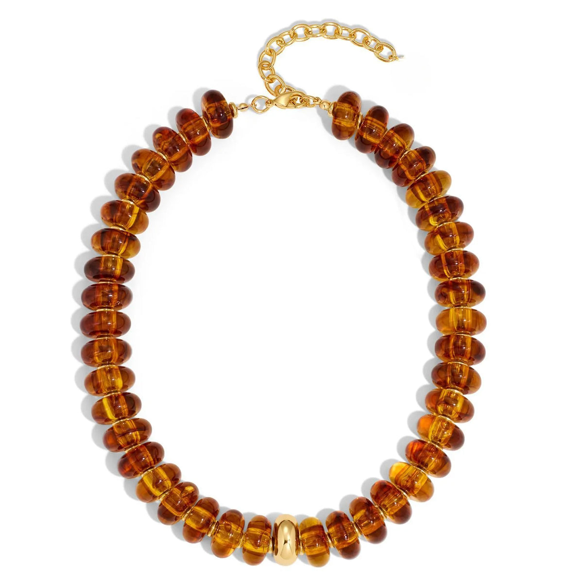 Colorful Chunky Beaded Choker Necklace