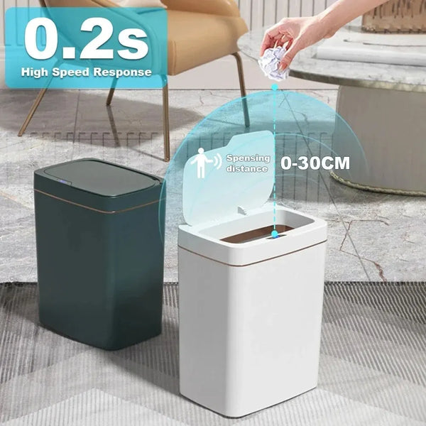 15-Liter berührungsloser Sensor-Mülleimer mit automatischem Deckel