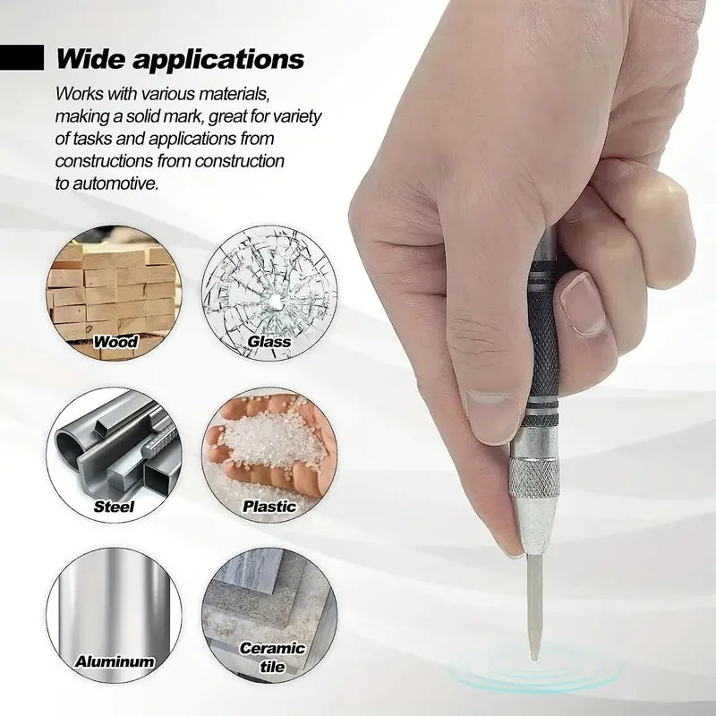 Automatic Center Punch with Spring-Loaded Mechanism