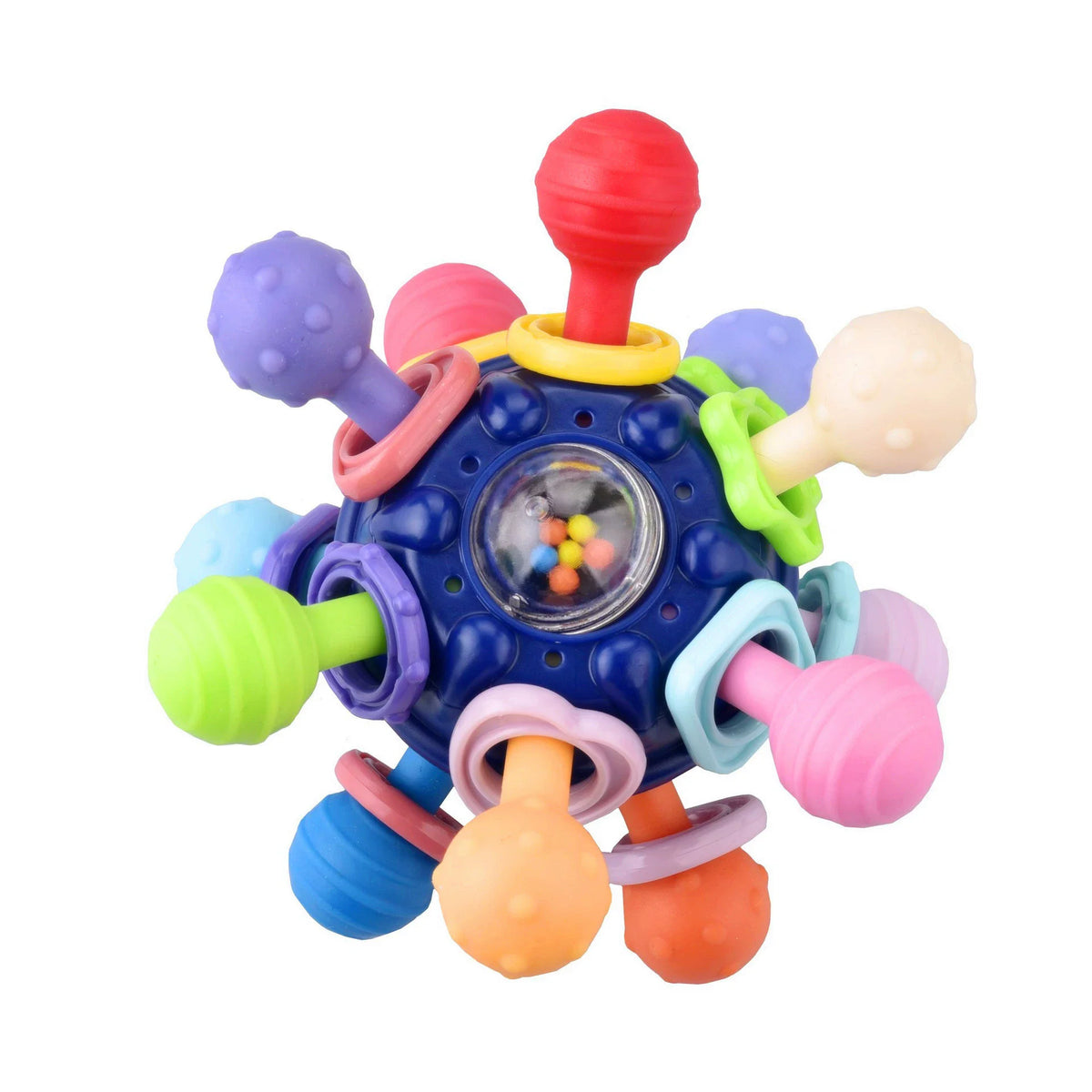 Montessori Sensory Baby Rattle and Teether Toy