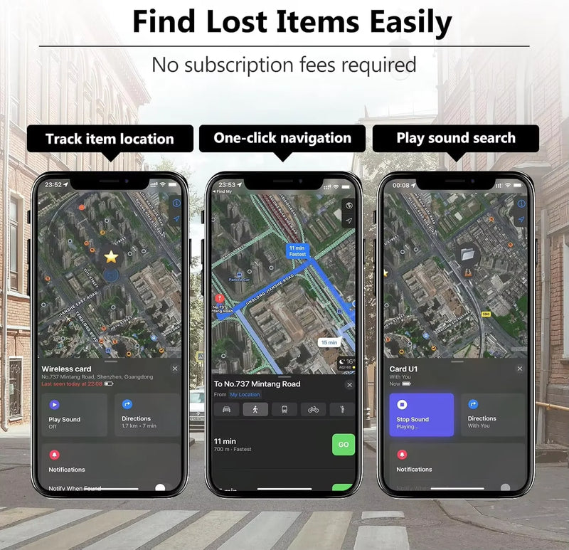 Slim Bluetooth Wallet Tracker