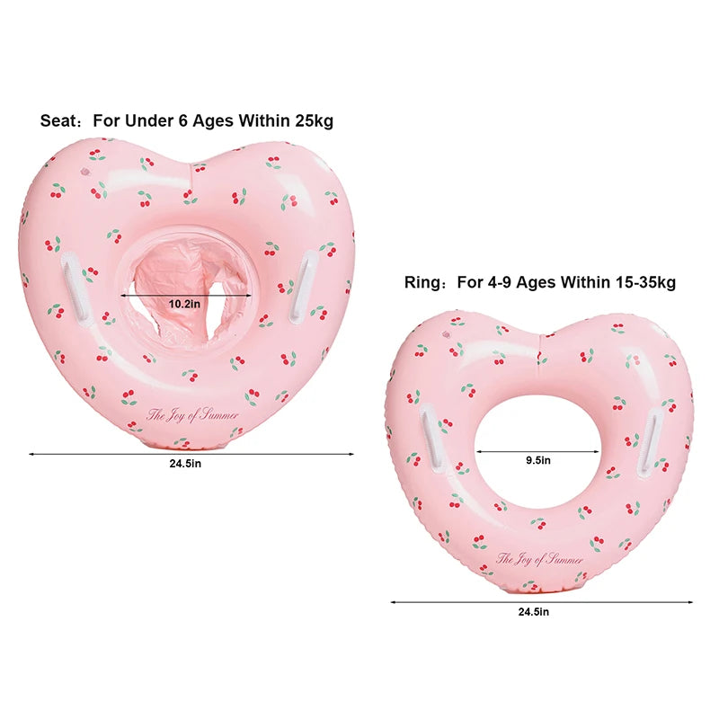 Inflatable Swim Tube with Comfort Handle