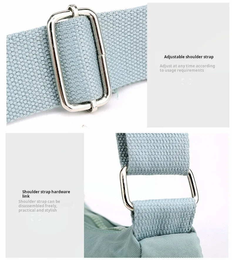 Waterproof Nylon Crossbody Bag for Women