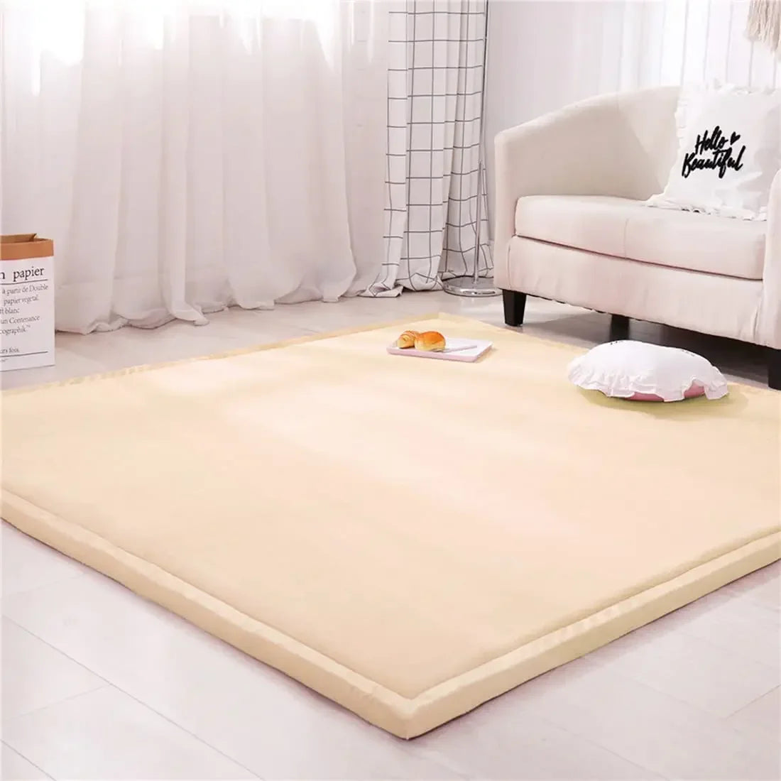 Ultra-Thick Cushioned Baby Play Mat with Modern Design