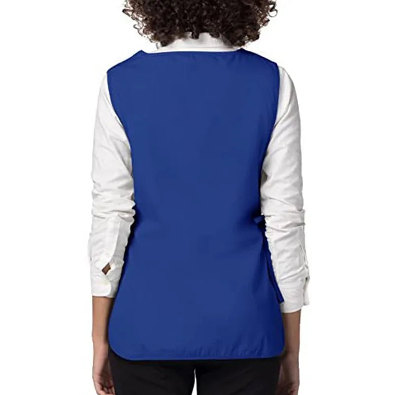 Durable Polyester Vest Apron for Kitchen, Cleaning & Salon Work