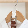 Space-Saving Hanger Connector Hooks for Closet Organization