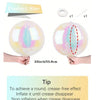 4D Rainbow Holographic Foil Balloon