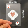 Cartas de Juego Transparentes de PVC Impermeables