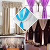 Shimmering Satin Backdrop Curtain Panels