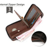 Vintage Compact Zipper Wallet for Men