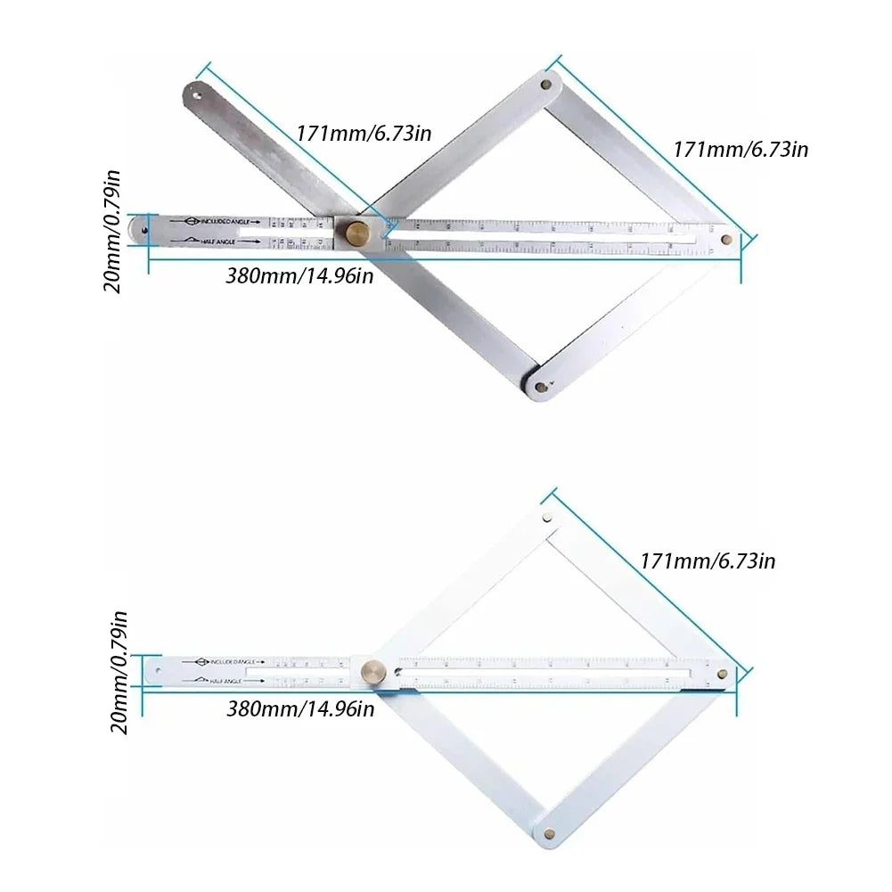 Aluminum Alloy Angle Finder & Protractor