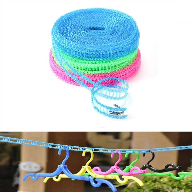 Portable Windproof Clothesline for Travel and Home