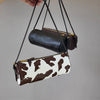 Vintage Y2K Vegetable-Tanned Leather Cylinder Bag