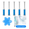 Flower-Shaped Toilet Bowl Cleaning Gel Stamp