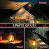 Solar-Powered Flame Lantern