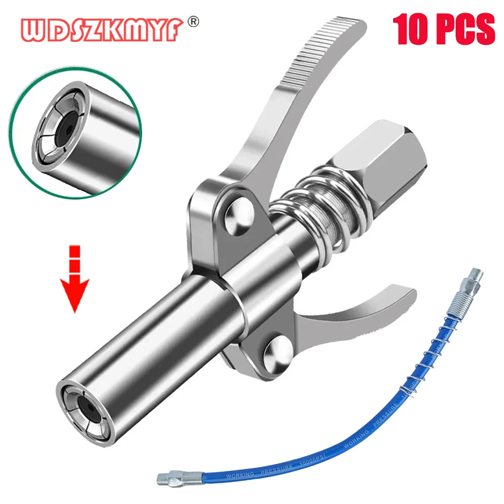 High-Pressure Grease Coupler with NPT1/8 Adapter