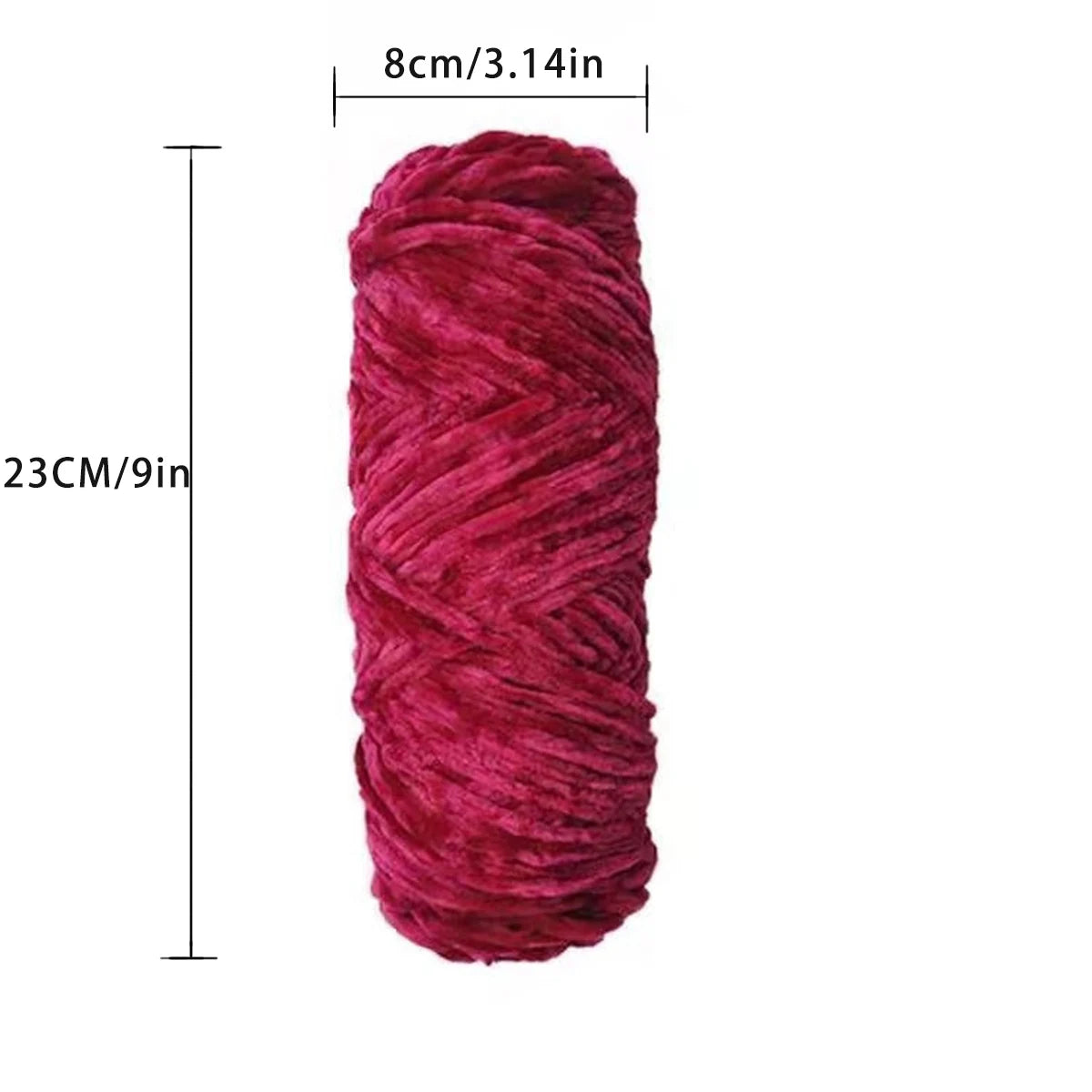 Soft Chenille Yarn for Knitting and Crochet