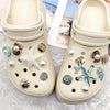 Beach-Themed Shoe Charms Set - 16 Pieces