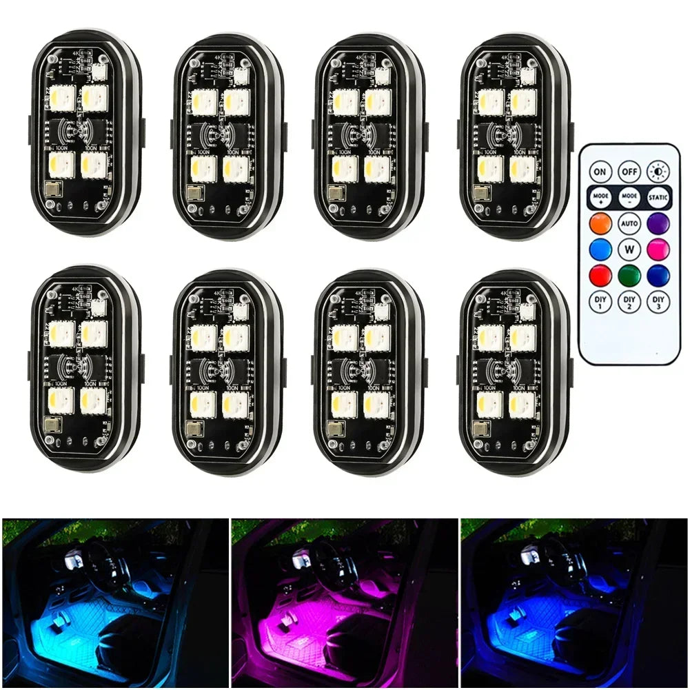 RGB LED Strobe Light with USB Charging