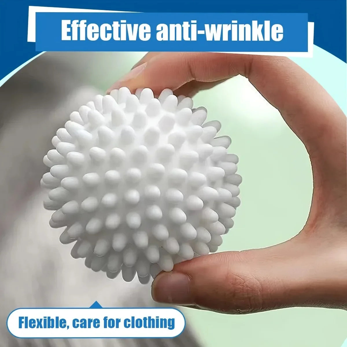 Reusable Anti-Tangle Laundry Balls for Washer & Dryer