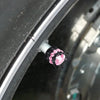 Crystal Crown Tire Valve Caps - Set of 4