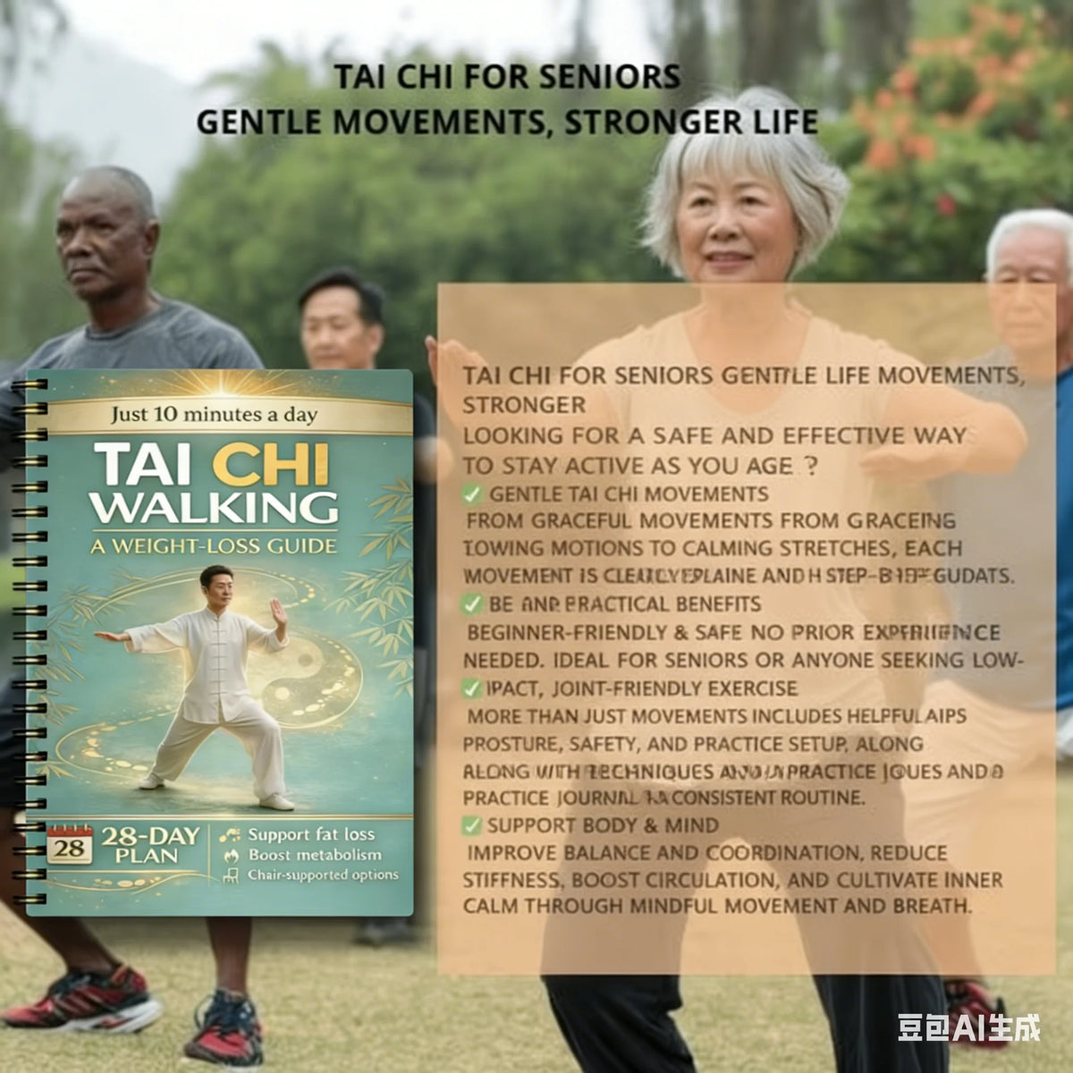 Tai Chi Practice Manual for Seniors and Beginners