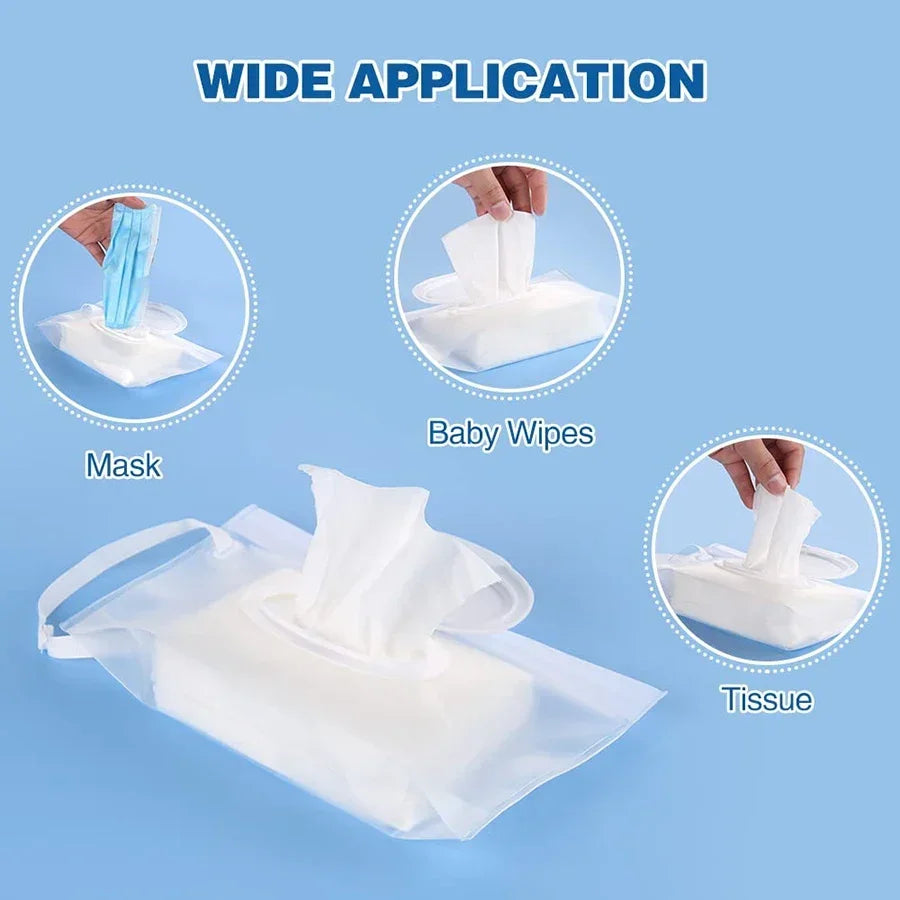 EVA Flip-Top Wet Wipes Pouch for Baby Strollers