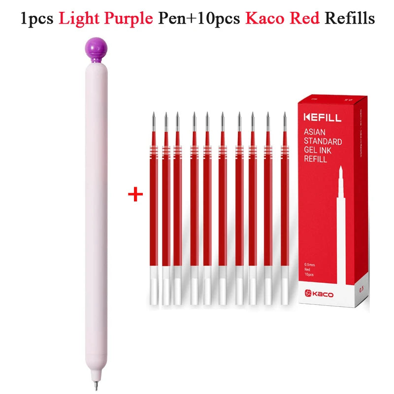 KACO POPUP Retractable Gel Pen – 0.5mm Smooth Writing, Quick-Dry Ink