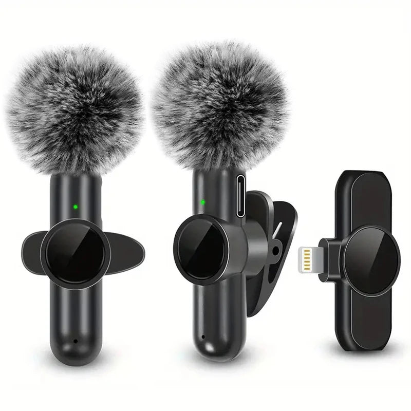 Wireless Lavalier Microphone for Smartphones and Cameras