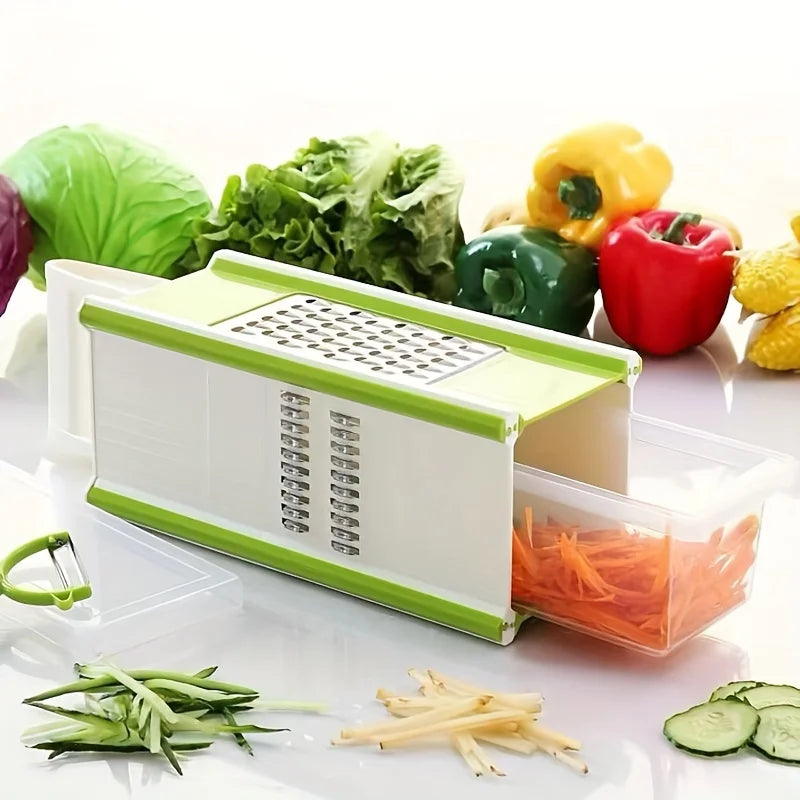 4-Sided Vegetable Chopper with Container