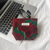 Vintage Floral Cosmetic Bag - Portable Makeup & Toiletry Organizer