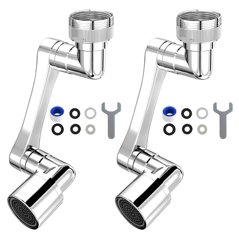 Universal 360° Swivel Faucet Extender with Dual-Mode Sprayer