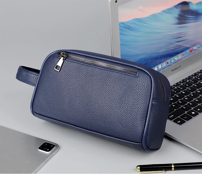 Men's PU Leather Casual Crossbody Clutch Bag