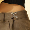 Floral Waist Tightener Buttons – No-Sew Pants Clips