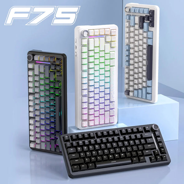 75% Wireless Mechanical Gaming Keyboard with Hot-Swap Switches