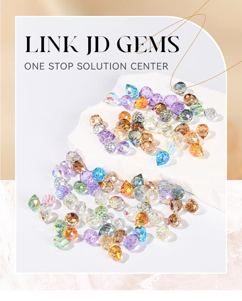 Colorful Glass Crystal Beads for Jewelry Making