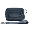 Checkered Card Case Wallet with Detachable Keychain and ID Window
