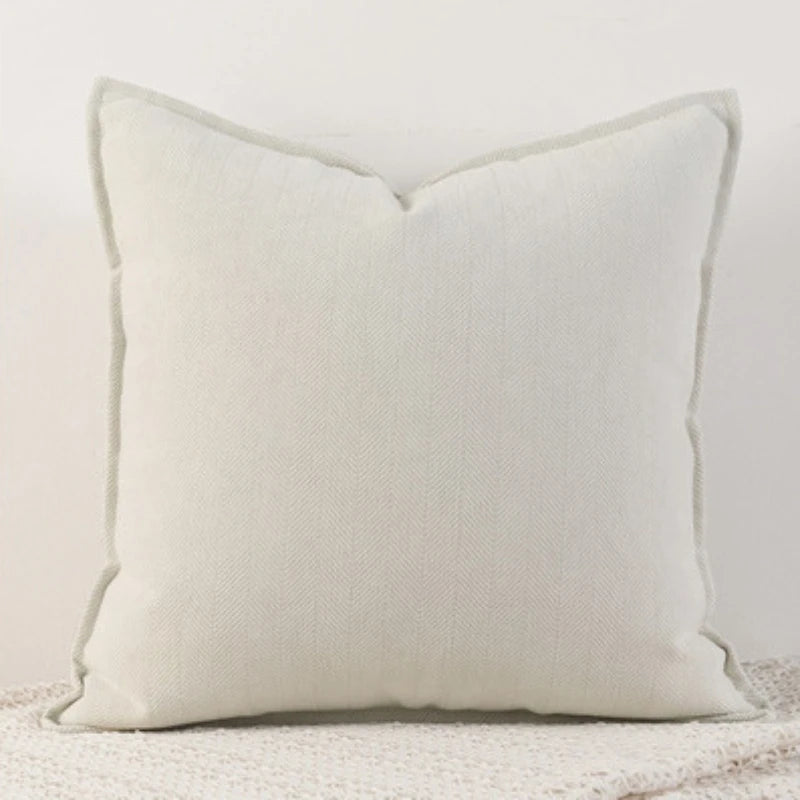 Soft Chenille Throw Pillow Covers – Nordic Solid Design for Couch & Bed