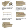 PU Leather Sofa Slipcover with Anti-Slip Backing
