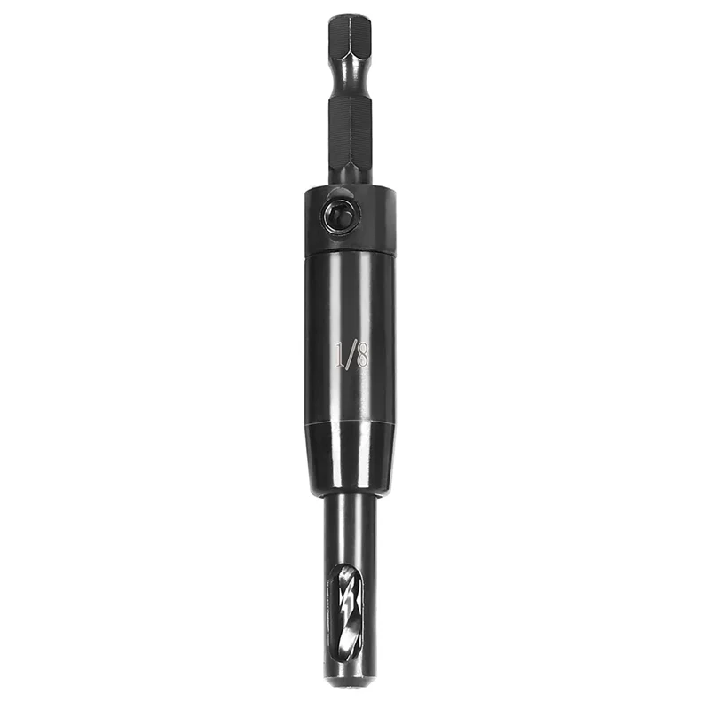 Self-Centering Hinge Drill Bit Set