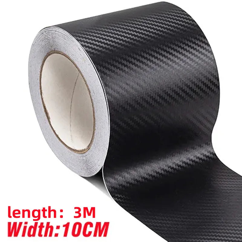 3D Carbon Fiber Car Door Edge & Bumper Protector Film