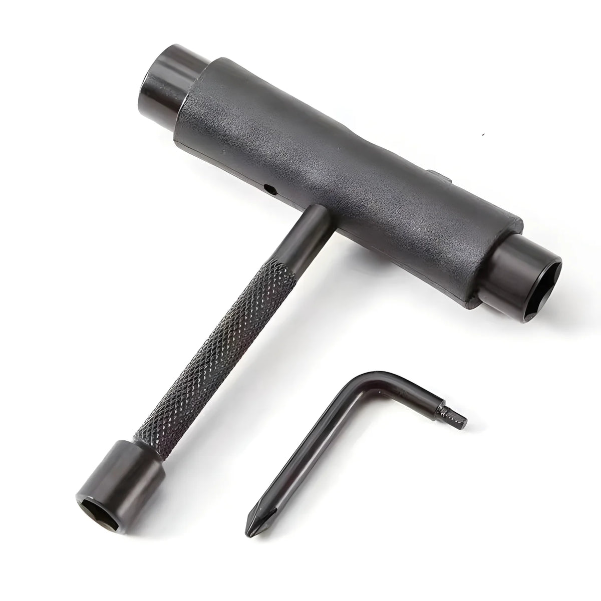 Multi-Function Skateboard T-Tool with Allen Key and Phillips Screwdriver
