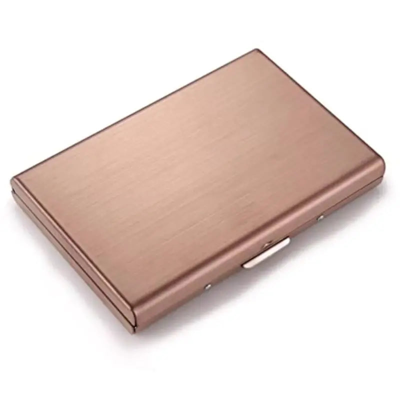 Minimalist Metal RFID-Blocking Card Wallet