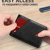 RFID Blocking Ultra-Thin Bifold Wallet with ID Windows