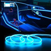 Flexible USB LED Neon Strip Light for Car Interior