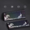 Ukiyo-e Art PBT Keycaps with Side-Engraved Translucent Design